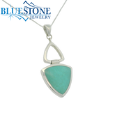 SterlingSilver Lapis and Turquoise Necklace -18 Inches